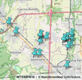 Mappa 22078 Turate CO, Italia (1.99706)