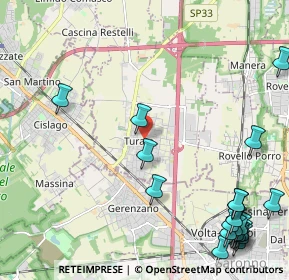 Mappa 22078 Turate CO, Italia (3.1635)