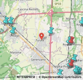 Mappa 22078 Turate CO, Italia (3.575)