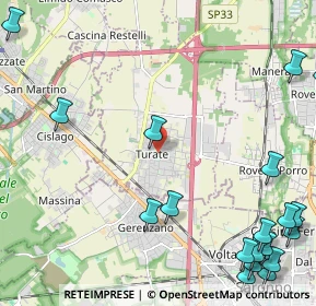 Mappa 22078 Turate CO, Italia (3.34947)