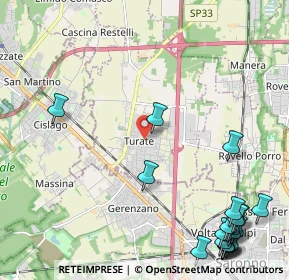 Mappa 22078 Turate CO, Italia (3.243)
