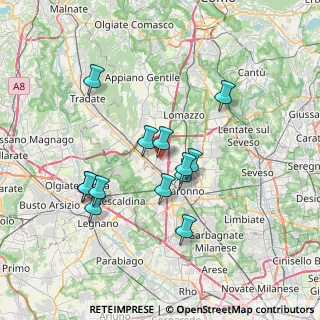 Mappa 22078 Turate CO, Italia (6.41538)