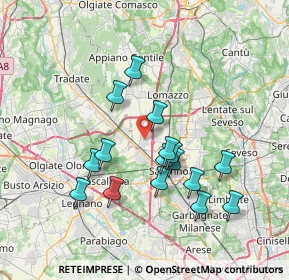 Mappa 22078 Turate CO, Italia (6.64938)