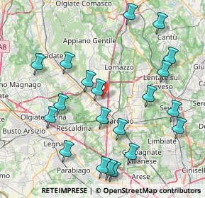 Mappa 22078 Turate CO, Italia (9.1755)