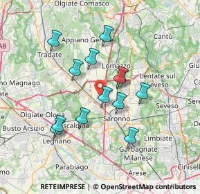 Mappa 22078 Turate CO, Italia (6.07615)