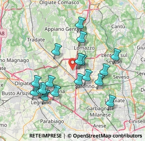 Mappa 22078 Turate CO, Italia (6.91944)