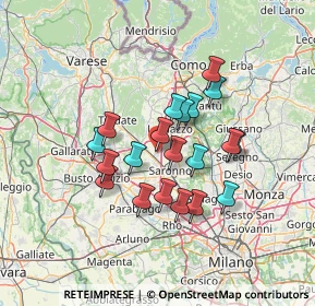 Mappa 22078 Turate CO, Italia (10.9145)