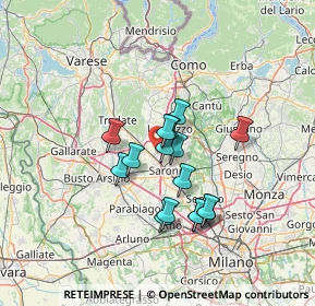 Mappa 22078 Turate CO, Italia (10.4225)