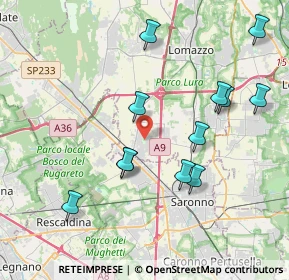 Mappa 22078 Turate CO, Italia (4.03833)