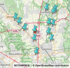 Mappa 22078 Turate CO, Italia (3.89538)