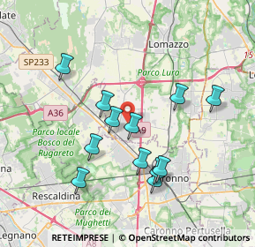 Mappa 22078 Turate CO, Italia (3.45833)