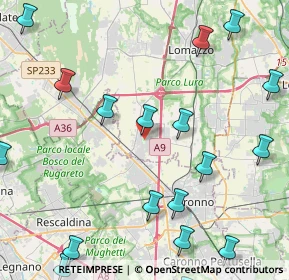 Mappa 22078 Turate CO, Italia (6.1085)