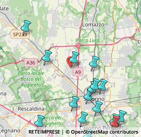 Mappa 22078 Turate CO, Italia (6.006)