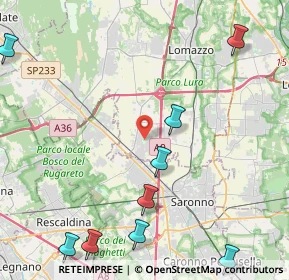 Mappa 22078 Turate CO, Italia (6.71538)