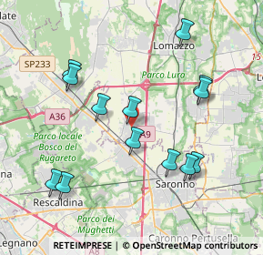 Mappa 22078 Turate CO, Italia (3.96538)