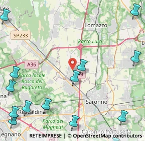 Mappa 22078 Turate CO, Italia (7.03625)