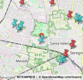 Mappa Via Giovanni Cimabue, 20831 Seregno MB, Italia (1.40571)