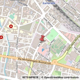 Mappa Via Torino, 11, 21013 Gallarate, Varese (Lombardia)