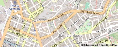 Mappa Trieste