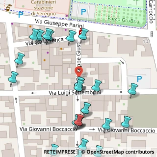 Mappa Via Luigi Settembrini, 20831 Seregno MB, Italia (0.08148)