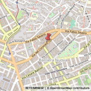 Mappa Via del Coroneo, 26, 34133 Trieste, Italia, 34133 Trieste, Trieste (Friuli-Venezia Giulia)