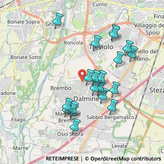 Mappa Via Giotto, 24044 Dalmine BG, Italia (1.869)