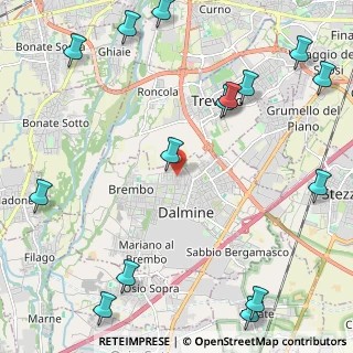 Mappa Via Giotto, 24044 Dalmine BG, Italia (3.128)