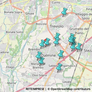 Mappa Via Giotto, 24044 Dalmine BG, Italia (1.84571)