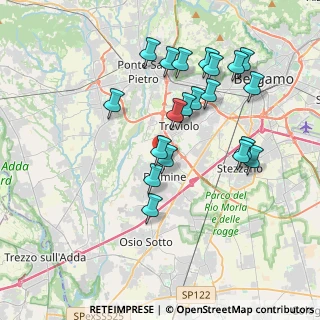 Mappa Via Giotto, 24044 Dalmine BG, Italia (3.7895)
