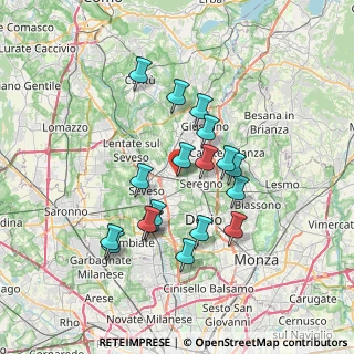 Mappa Via Legnano, 20821 Meda MB, Italia (6.26444)