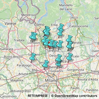 Mappa Via Legnano, 20821 Meda MB, Italia (10.2465)