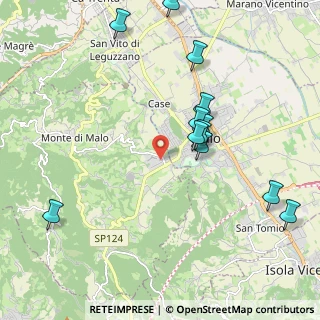 Mappa Via Sile, 36030 Monte di malo VI, Italia (2.215)