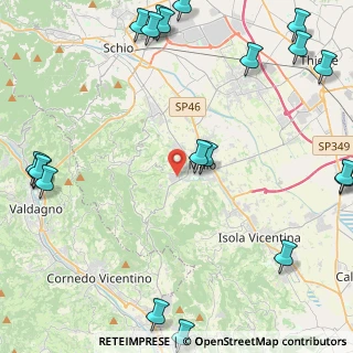 Mappa Via Sile, 36030 Monte di malo VI, Italia (6.6535)