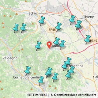 Mappa Via Sile, 36030 Monte di malo VI, Italia (4.9425)
