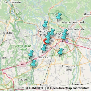 Mappa Via Carlo Cattaneo, 24044 Dalmine BG, Italia (5.73)