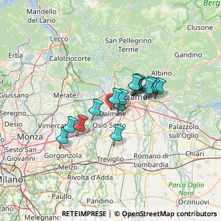 Mappa Via Carlo Cattaneo, 24044 Dalmine BG, Italia (9.65813)