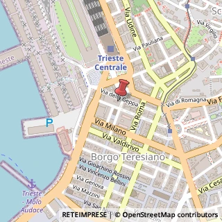 Mappa Via Trento, 16, 34132 Trieste, Trieste (Friuli-Venezia Giulia)