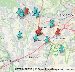 Mappa Via A. Mantegna, 24044 Dalmine BG, Italia (3.50333)