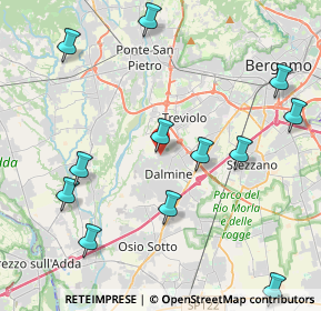 Mappa Via A. Mantegna, 24044 Dalmine BG, Italia (4.88583)