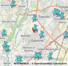 Mappa Via A. Mantegna, 24044 Dalmine BG, Italia (3.07471)