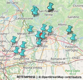Mappa Via A. Mantegna, 24044 Dalmine BG, Italia (15.64632)