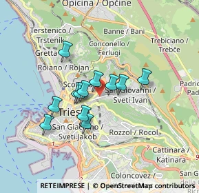 Mappa Via dei Cunicoli, 34126 Trieste TS, Italia (1.28417)
