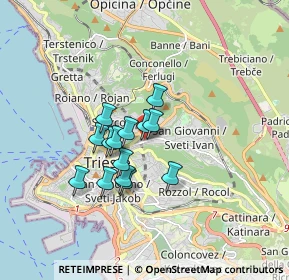 Mappa Via dei Cunicoli, 34126 Trieste TS, Italia (1.19429)