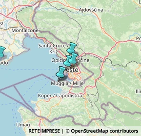 Mappa Via dei Cunicoli, 34126 Trieste TS, Italia (20.31636)