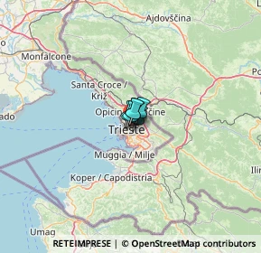 Mappa Via dei Cunicoli, 34126 Trieste TS, Italia (36.6075)