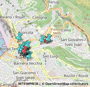 Mappa Via dei Cunicoli, 34126 Trieste TS, Italia (0.931)