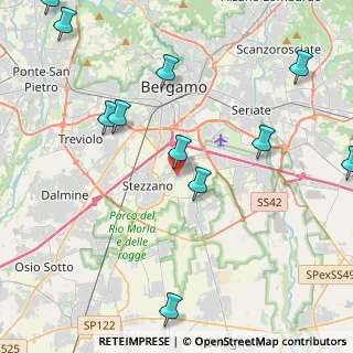 Mappa Via S. Tomaso, 24052 Azzano San Paolo BG, Italia (5.38364)
