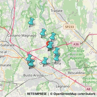 Mappa Via Giacomo Matteotti, 21058 Solbiate Olona VA, Italia (2.88818)