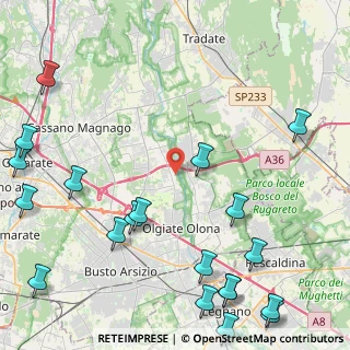 Mappa Via Giacomo Matteotti, 21058 Solbiate Olona VA, Italia (6.361)