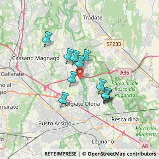 Mappa Via Giacomo Matteotti, 21058 Solbiate Olona VA, Italia (2.73364)